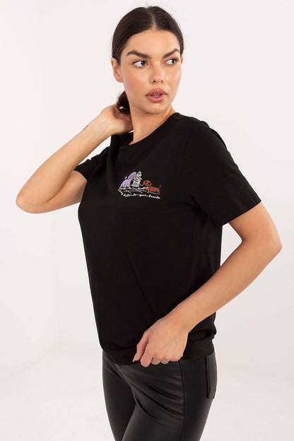   Tshirt Damski Model D12022M02844A Black - Factory Price 
