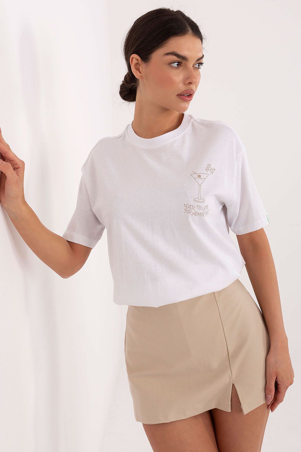   Tshirt Damski Model D12022M02842A White - Factory Price 