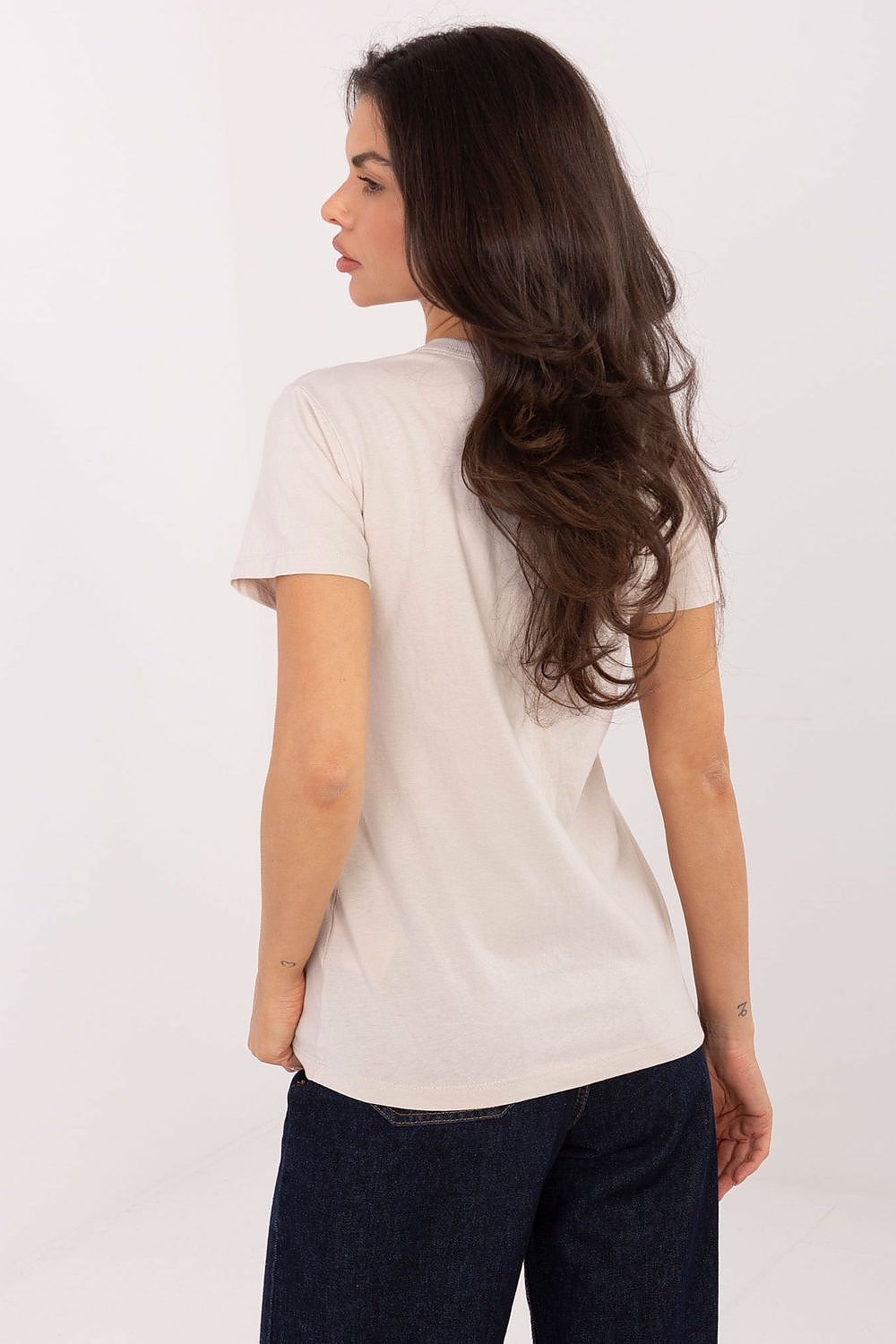   Tshirt Damski Model D12048M02556K Light Beige - Factory Price 