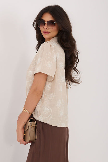   Koszula Damska Model IT-KS-97762.02P Beige - Factory Price 