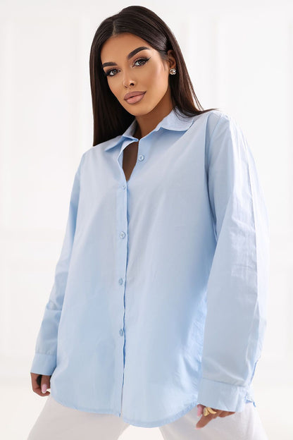   Koszula Damska Model IT-KS-97597.29 Light Blue - Factory Price 