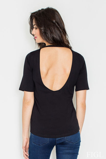   Bluzka M436 Black - Figl 