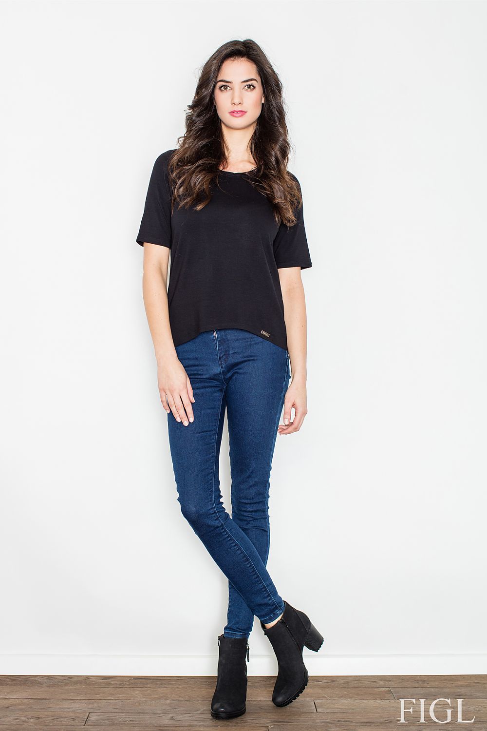   Bluzka M436 Black - Figl 