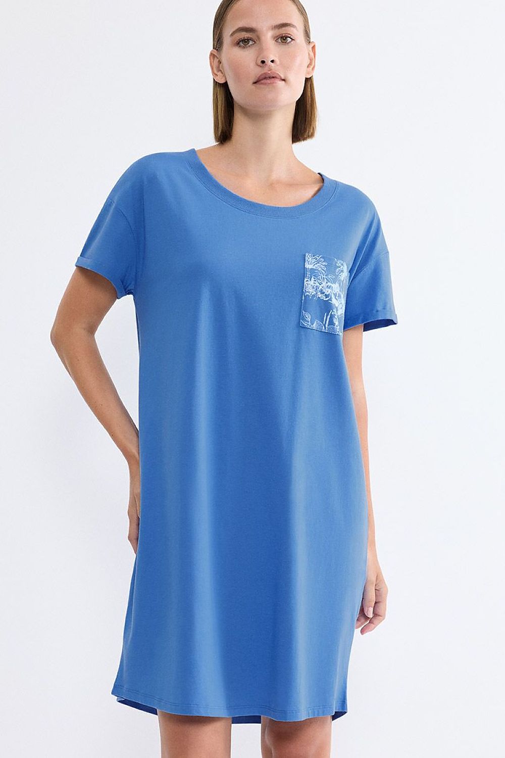  Koszulka nocna Koszula Nocna Model NIGHTDRESSES 10225066-005J 230968 Blue - Triumph 