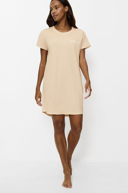  Koszulka nocna Koszula Nocna Model Nightdresses 10221117-6720 216360 Beige - Triumph 