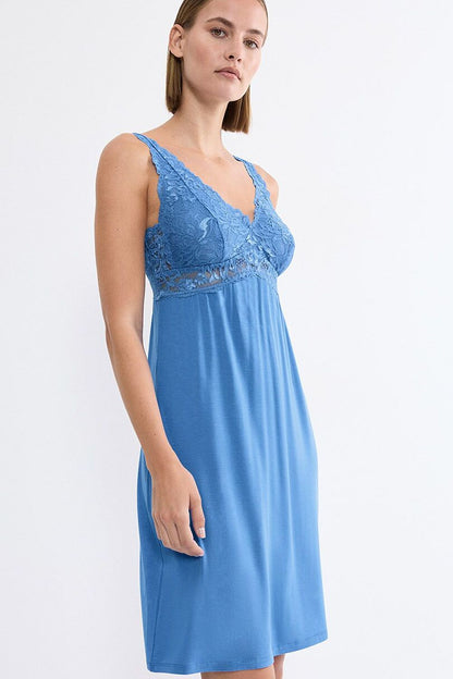  Koszulka nocna Koszula Nocna Model Timeless Sensuality 10227238-005J 231151 Blue - Triumph 
