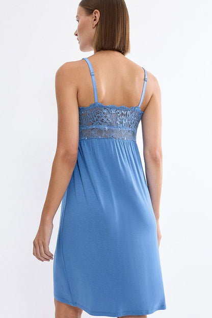  Koszulka nocna Koszula Nocna Model Timeless Sensuality 10227238-005J 231151 Blue - Triumph 