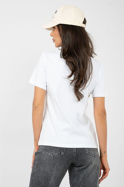  Tshirt Damski Model RV-TS-A1095.33 White - Rue Paris 