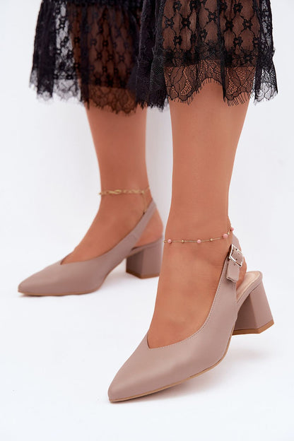  Sandały Model Zazoo 1122 Taupe - Step in style 