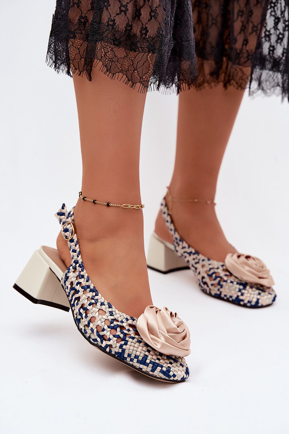  Sandały Model Artiker 58C0372 Beige/Navy - Step in style 