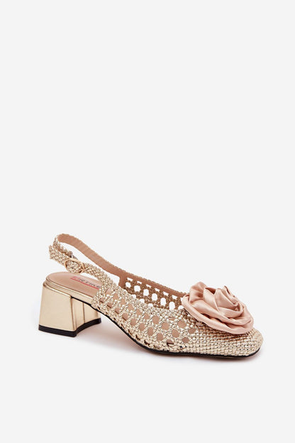  Sandały Model Artiker 58C0798 Gold - Step in style 