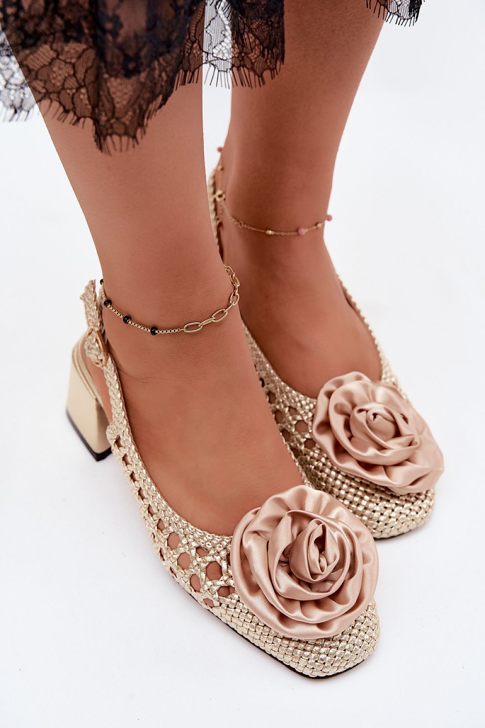  Sandały Model Artiker 58C0798 Gold - Step in style 