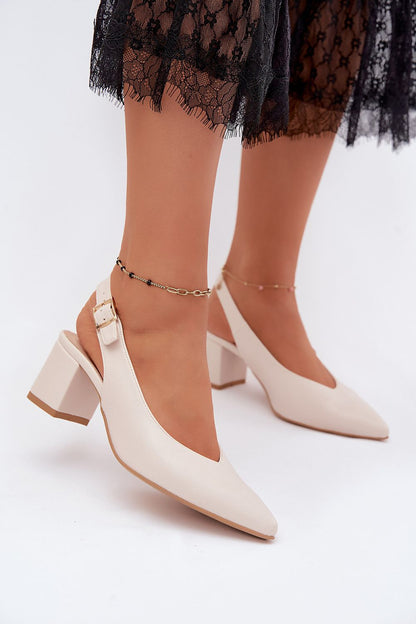  Sandały Model Zazoo 1122 Light Beige - Step in style 