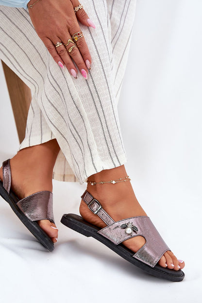  Sandały Model Vinceza 17378 Silver - Step in style 