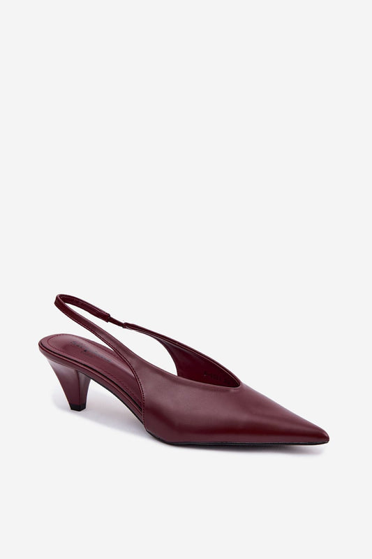  Sandały Model Sapphire P-1531 Bordo - Step in style 
