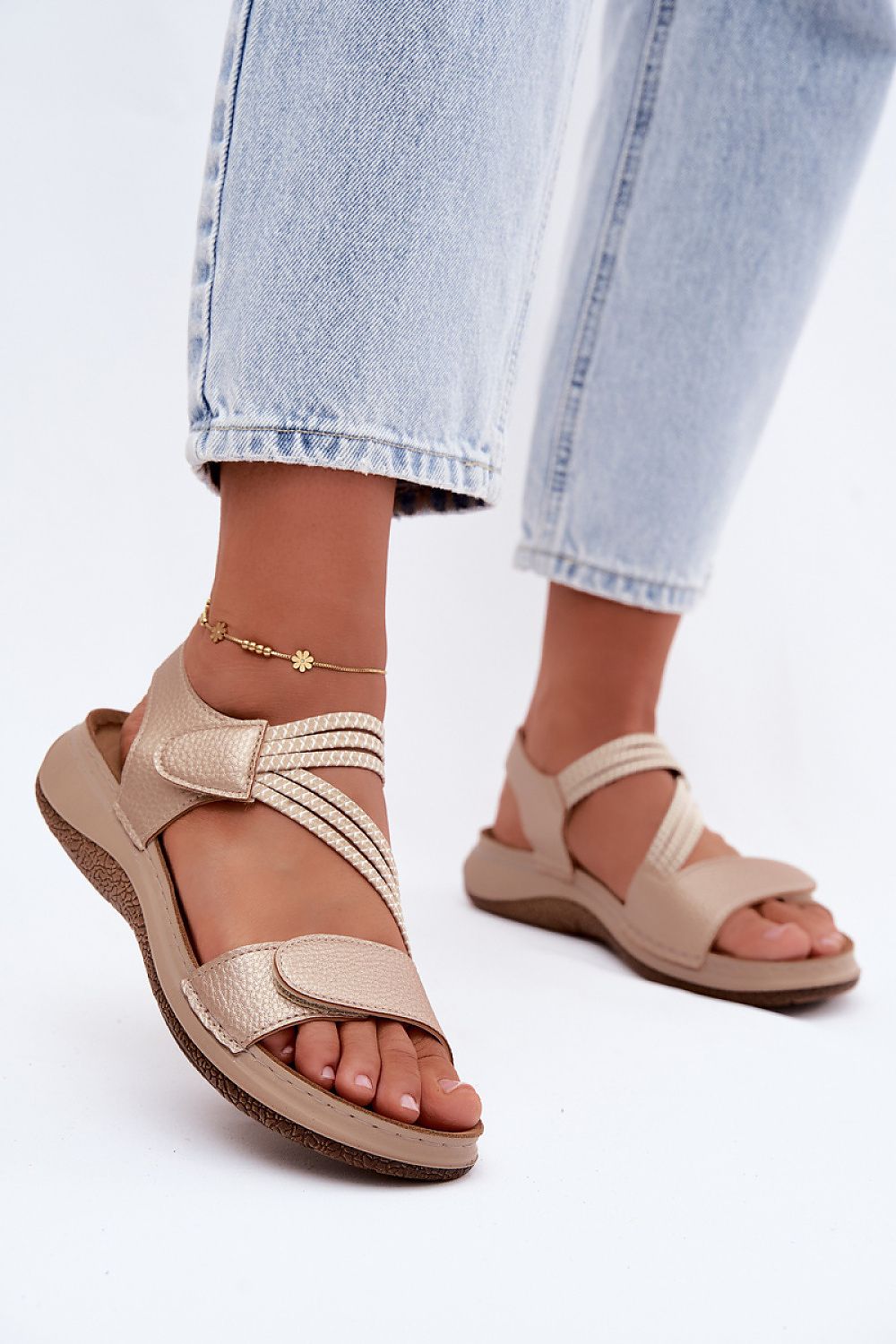  Sandały Model Inblu LL000008 Gold - Step in style 