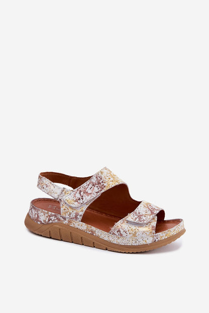  Sandały Model Maciejka L4495-32 White/Gold - Step in style 