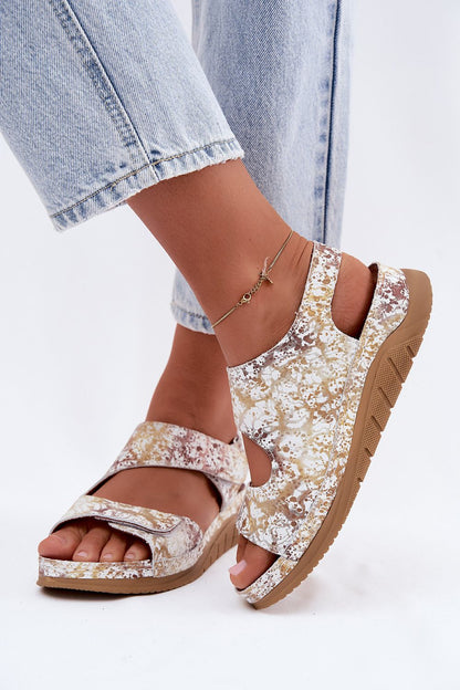  Sandały Model Maciejka L4495-32 White/Gold - Step in style 