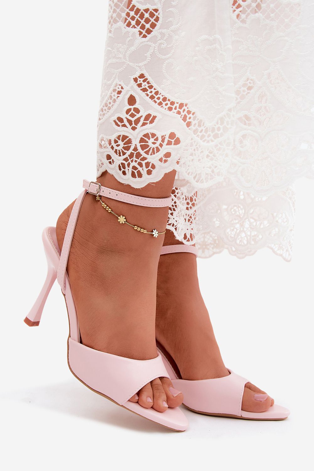  Sandały Model Palmer LOLA5322 Pink - Step in style 