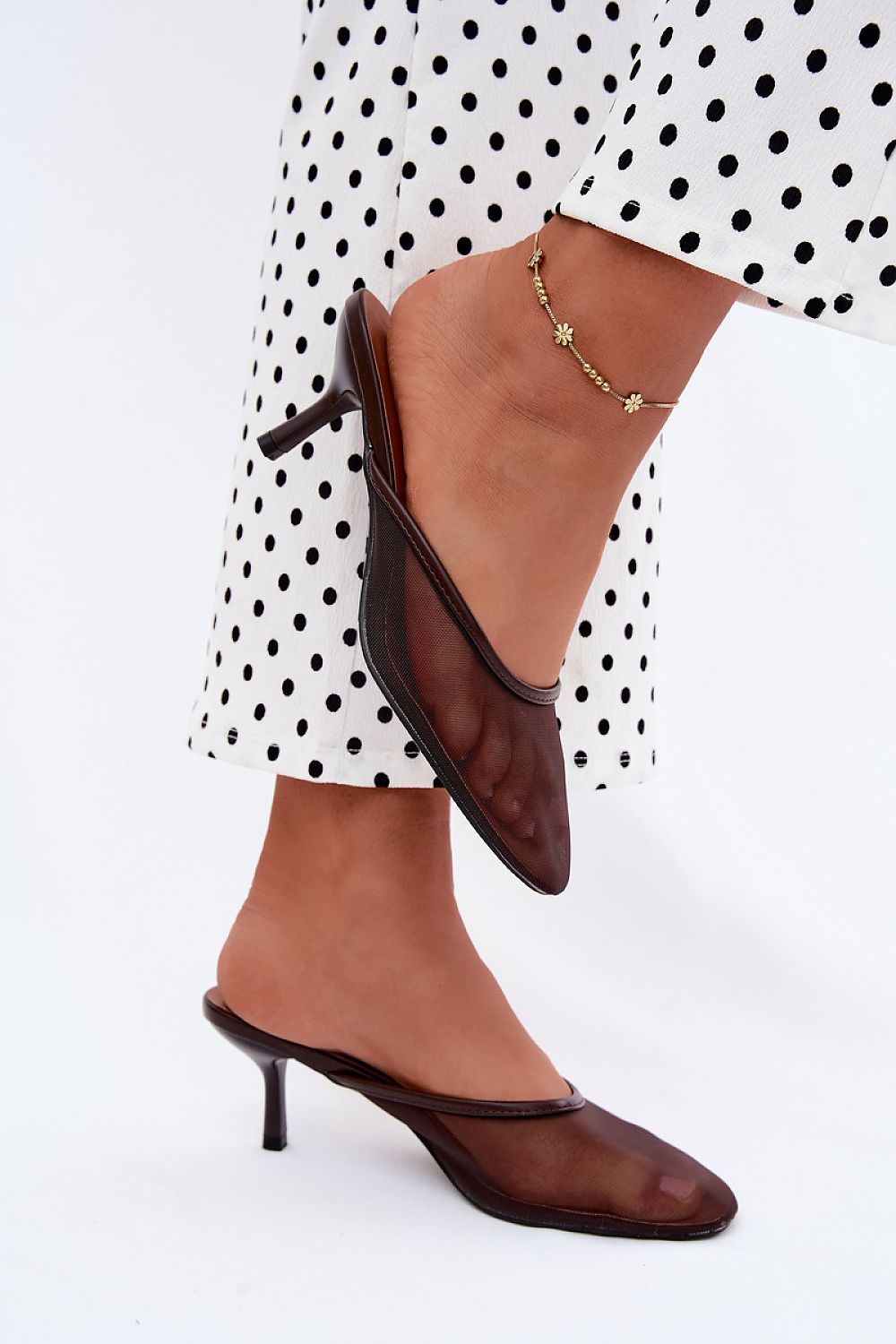  Sandał Klapki Model Calmio LN-81 Czekolada - Step in style 