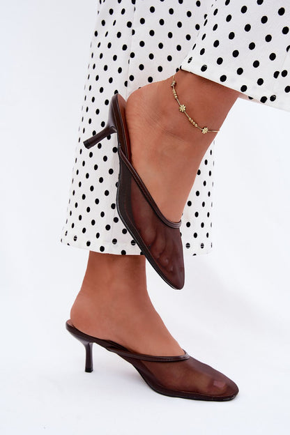  Sandał Klapki Model Calmio LN-81 Czekolada - Step in style 