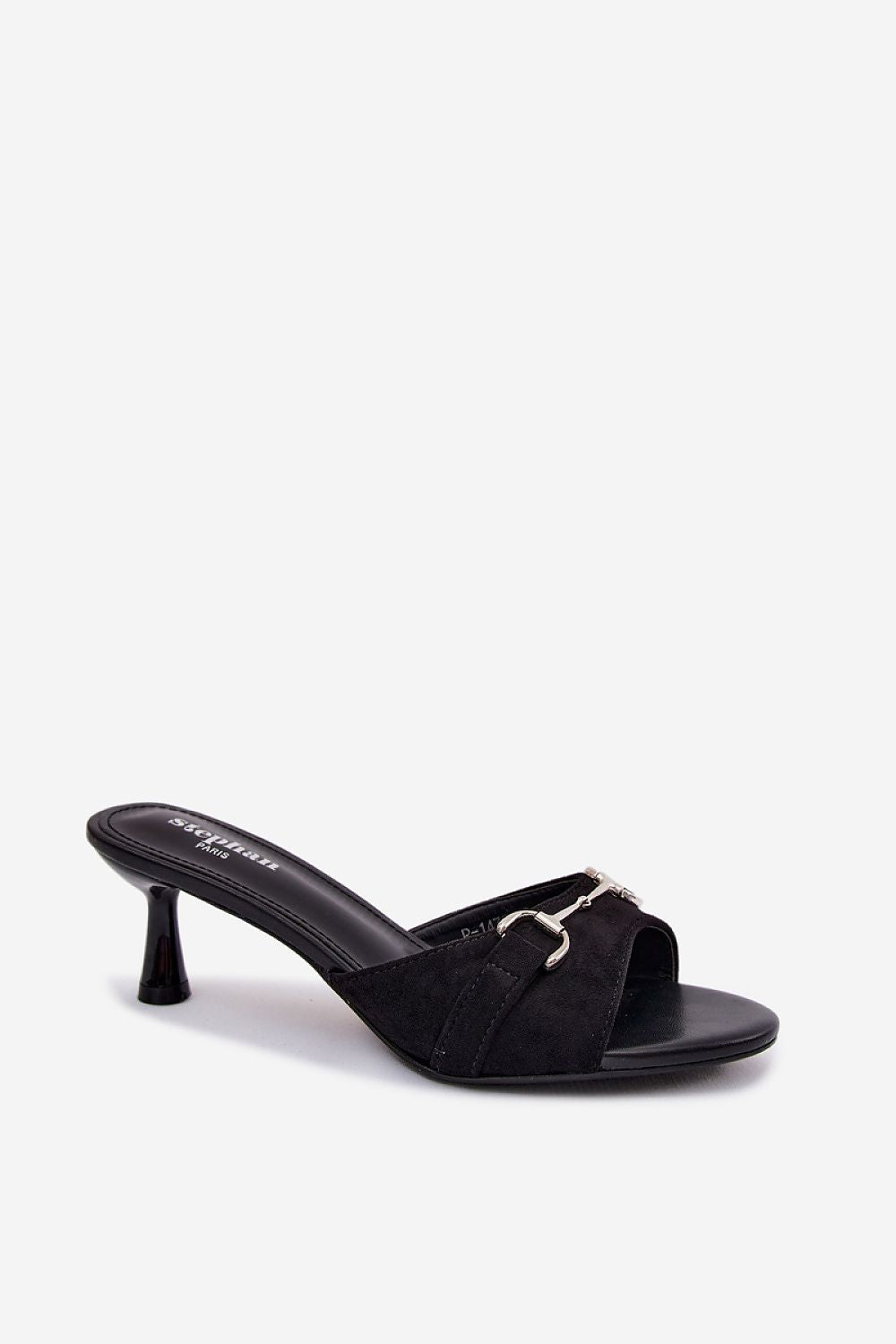  Sandał Klapki Model Poppia P-1473 Black - Step in style 