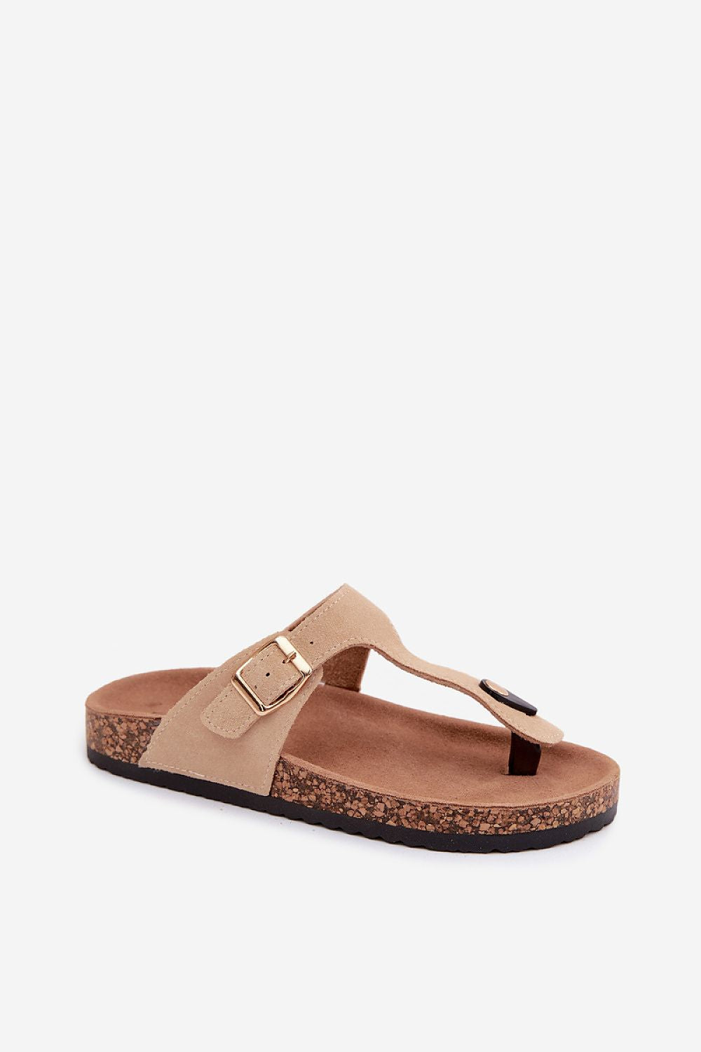  Sandał Japonki Model Honey 26SD21-101 Beige - Step in style 