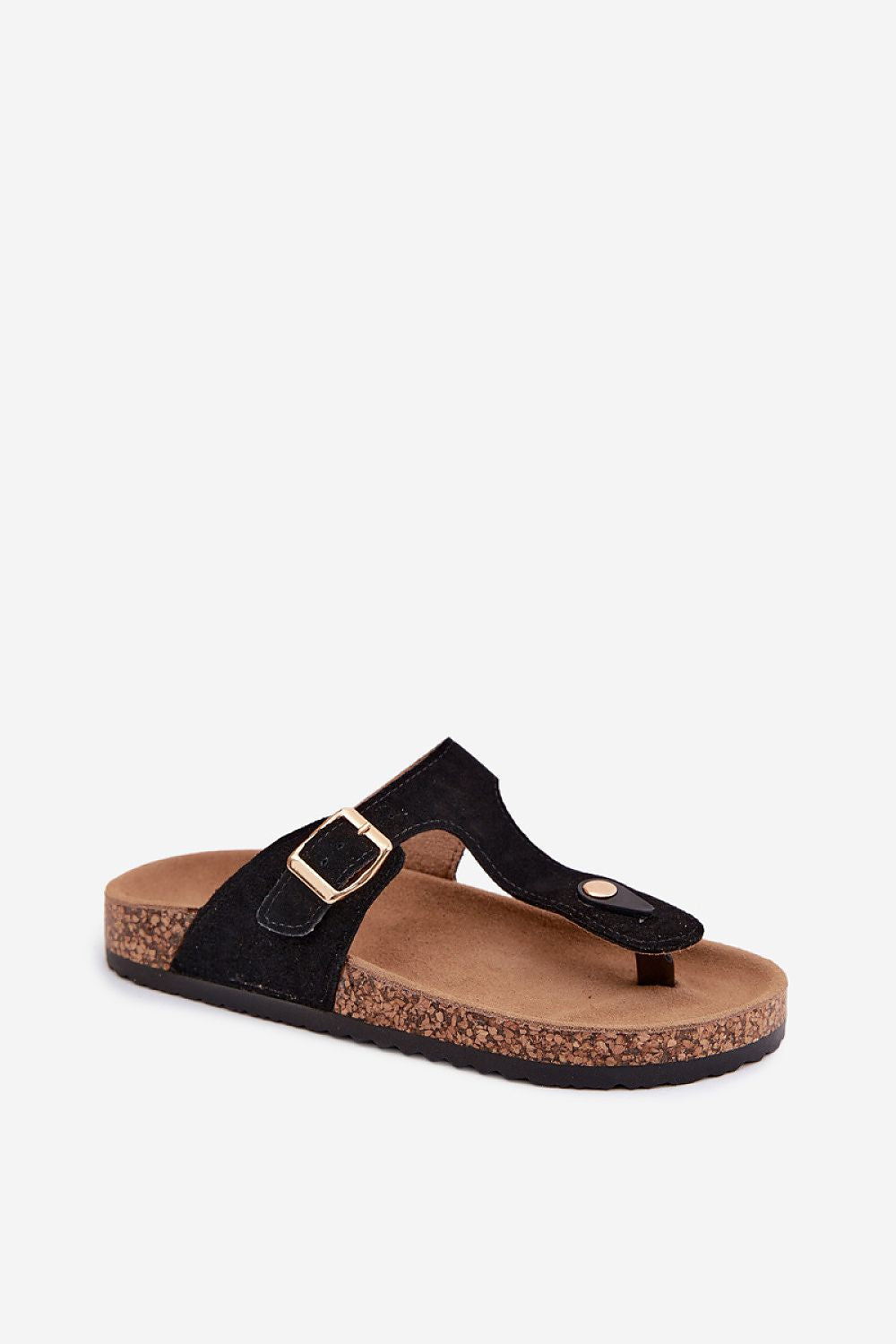  Sandał Japonki Model Honey 26SD21-101 Black - Step in style 