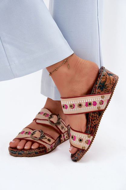  Sandał Klapki Model Maciejka K7406-04 Multicolor - Step in style 