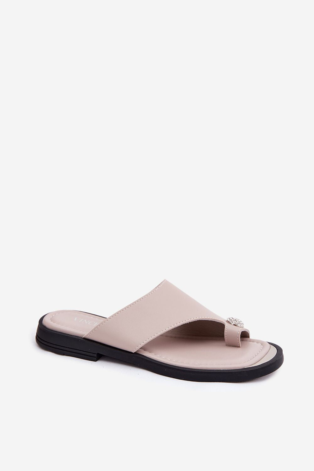  Sandał Japonki Model Vinceza 62307 Beige - Step in style 