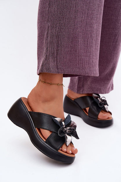  Sandał Klapki Model Vinceza 41511 Black - Step in style 