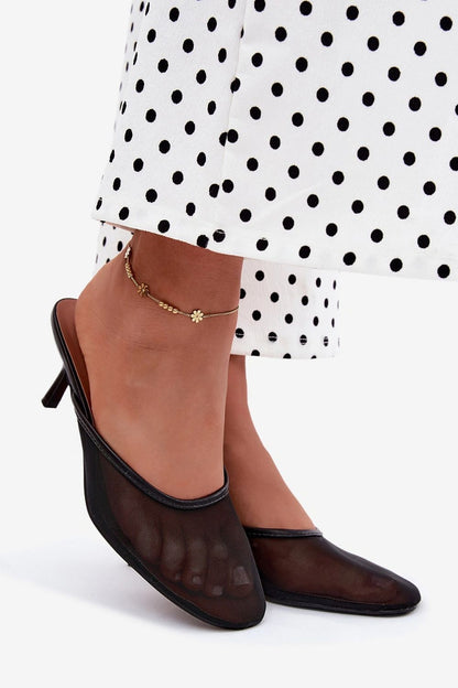  Sandał Klapki Model Calmio LN-81 Black - Step in style 