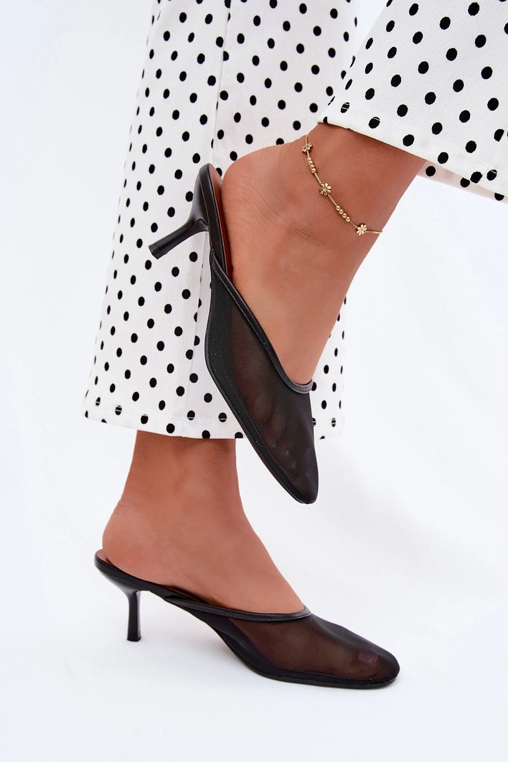  Sandał Klapki Model Calmio LN-81 Black - Step in style 