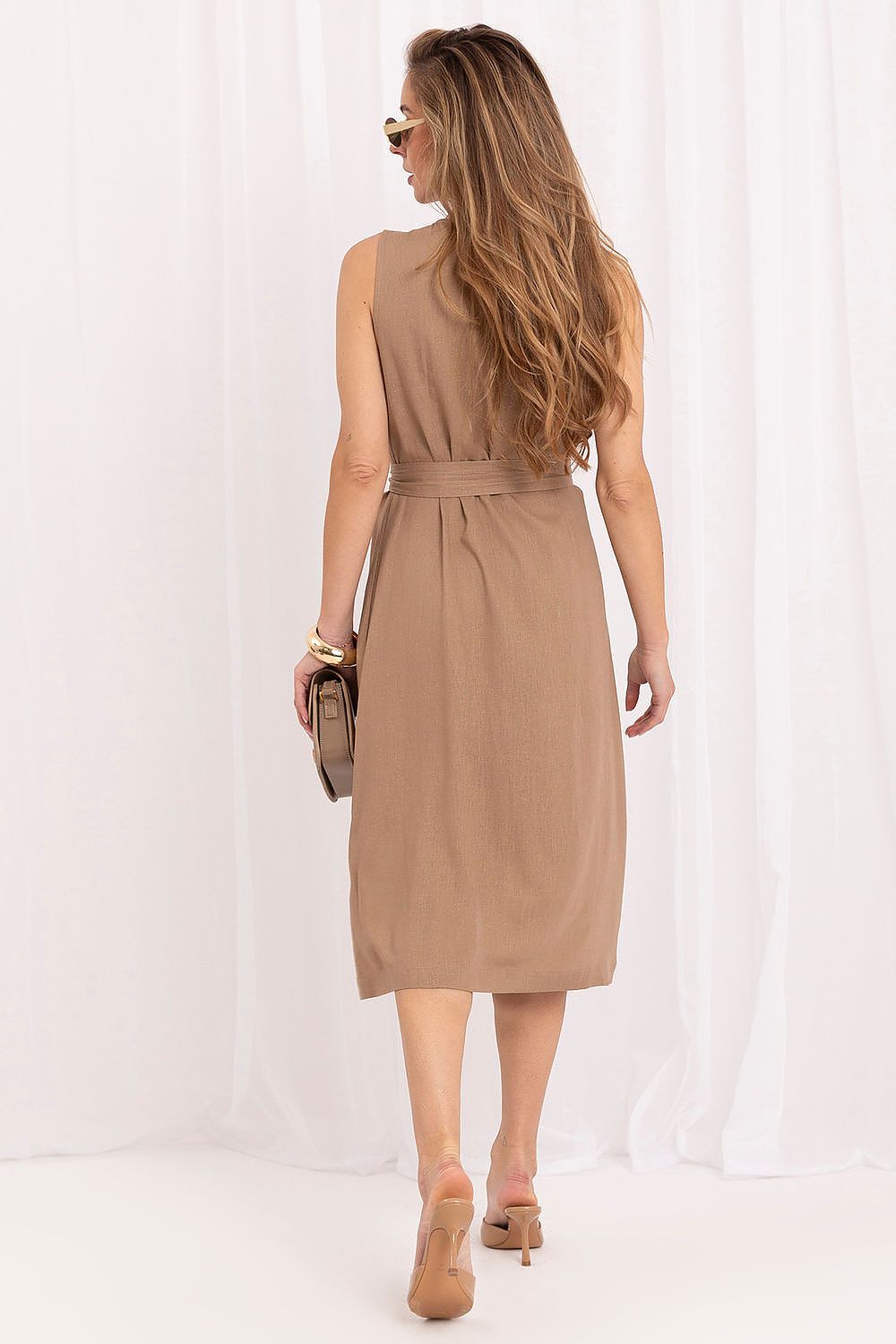  Sukienka Model IR-SK-J172917.76 Light Brown - Italy Moda 