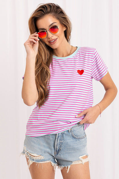   T-shirt Damski Model IT-TS-22397.89 Light Blue - Italy Moda 