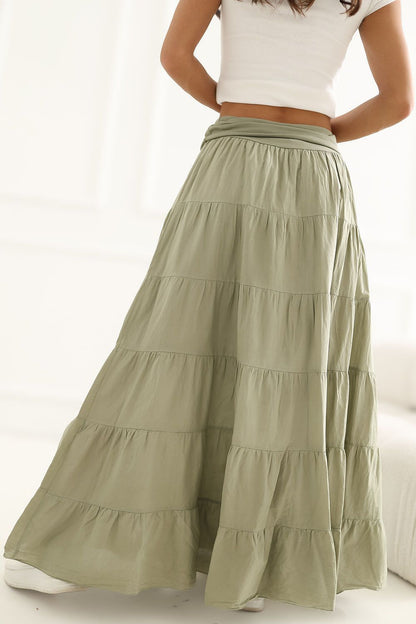  Spódnica Model IT-SD-FL9357MSL.52 Khaki - Italy Moda 
