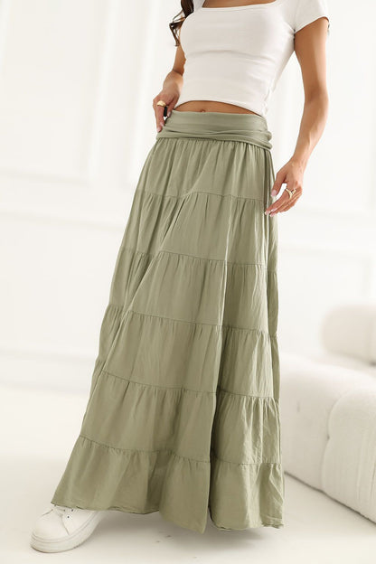  Spódnica Model IT-SD-FL9357MSL.52 Khaki - Italy Moda 