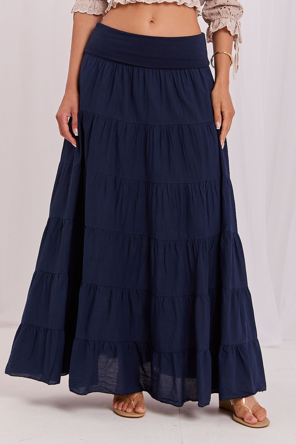  Spódnica Model IT-SD-FL9357MSL.52 Navy - Italy Moda 