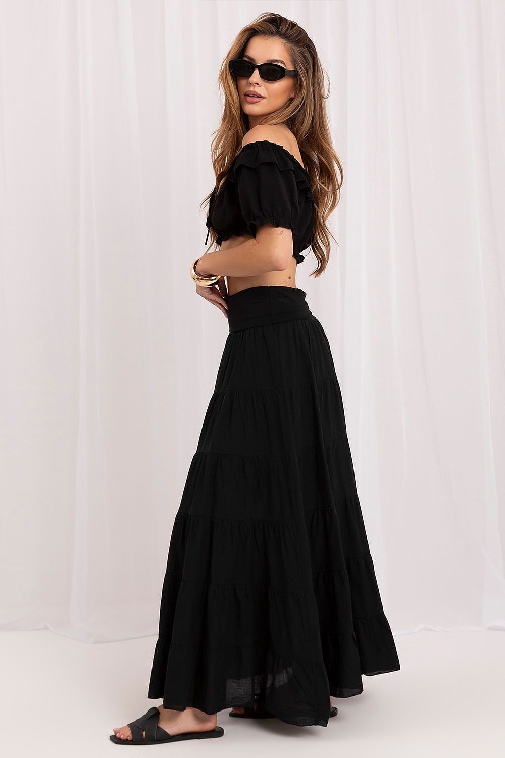  Spódnica Model IT-SD-FL9357MSL.56 Black - Italy Moda 