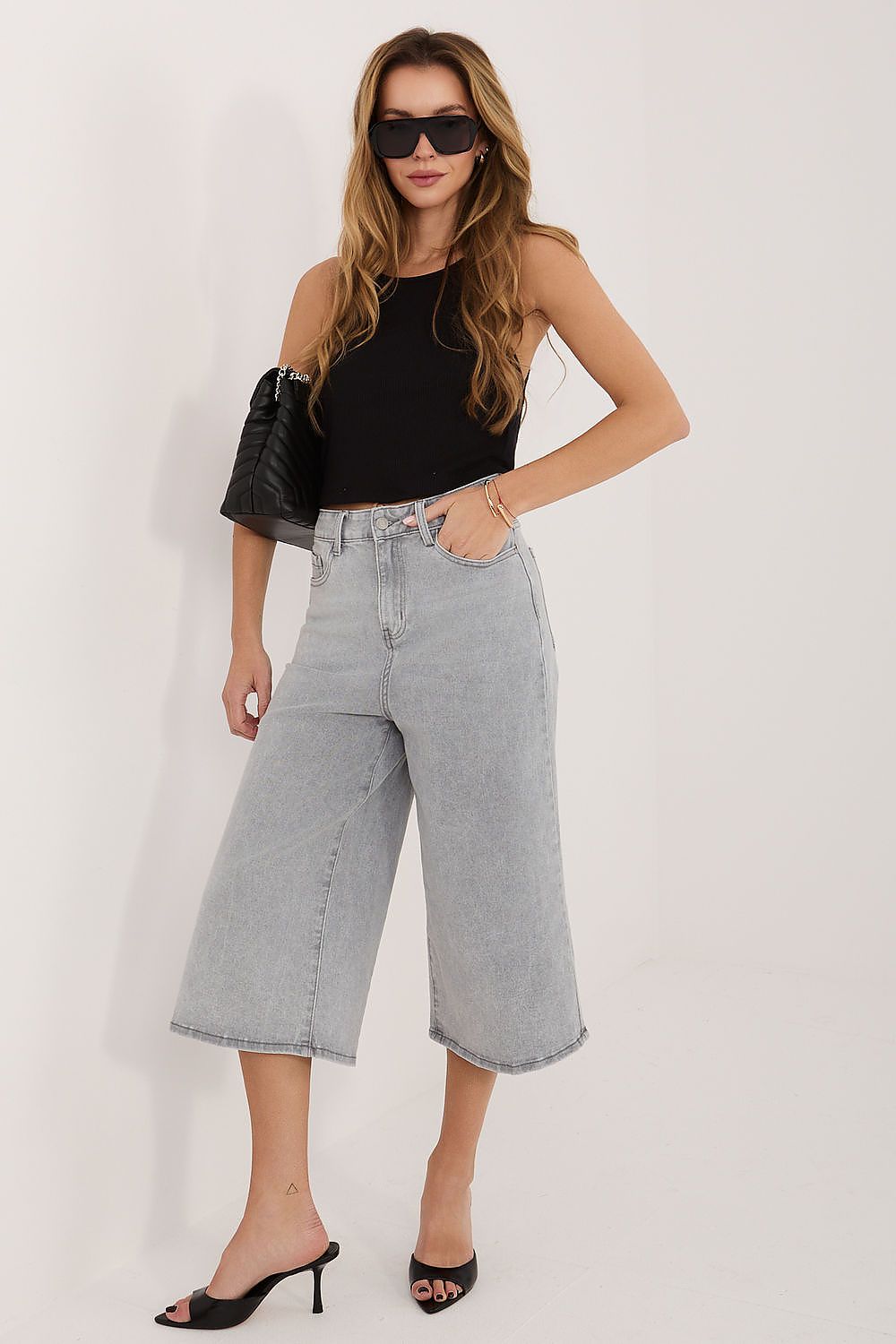  Koszulka Top Model D16068O02496A Black - Sublevel 