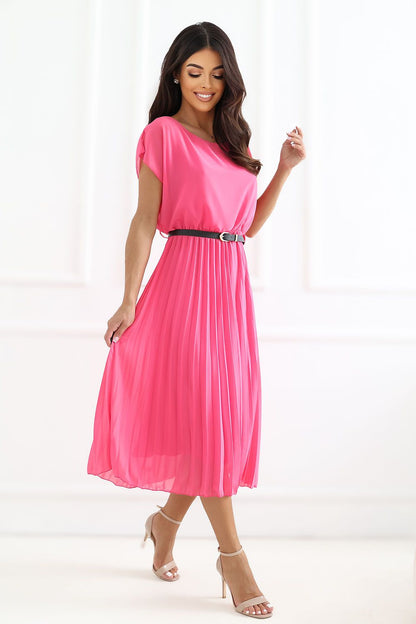  Sukienka Model DHJ-SK-8839-1.23X Dark Pink - Rue Paris 