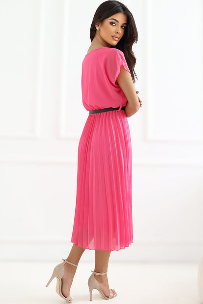  Sukienka Model DHJ-SK-8839-1.23X Dark Pink - Rue Paris 