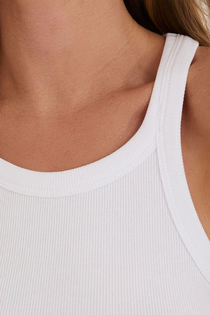  Koszulka Top Model RV-TP-A1363.01P White - Rue Paris 