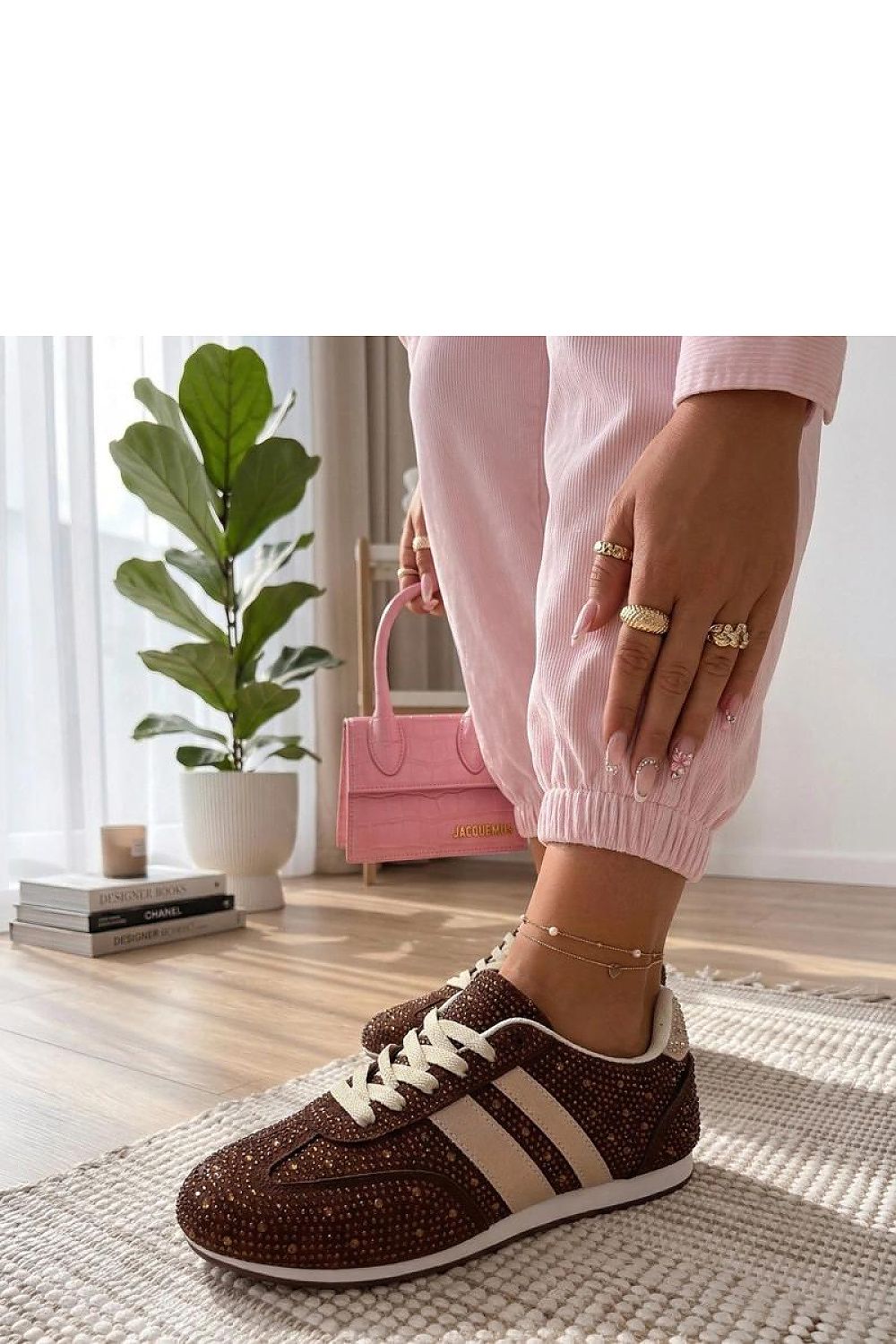   Buty Sportowe Model Sybilla HY0858 Brown - Solea 