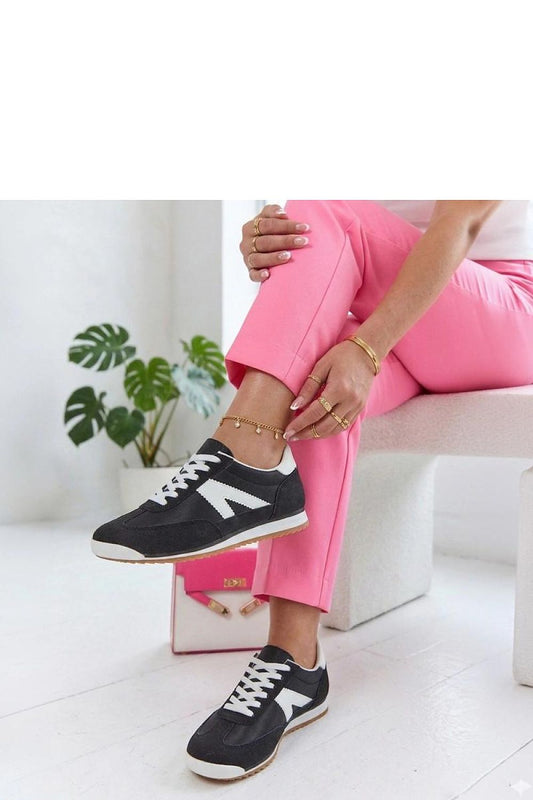  Buty Sportowe Model Saga EL-017 Black - Solea 