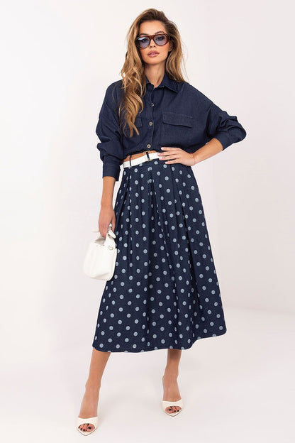  Spódnica Model IT-SD-97809.09P Navy - Factory Price 
