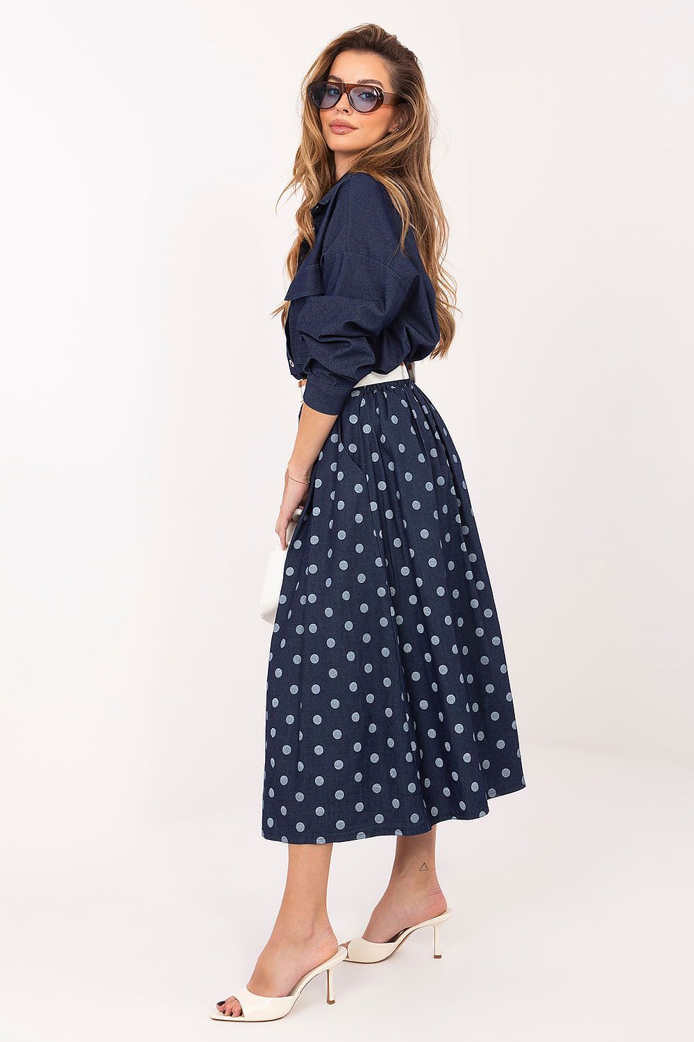  Spódnica Model IT-SD-97809.09P Navy - Factory Price 