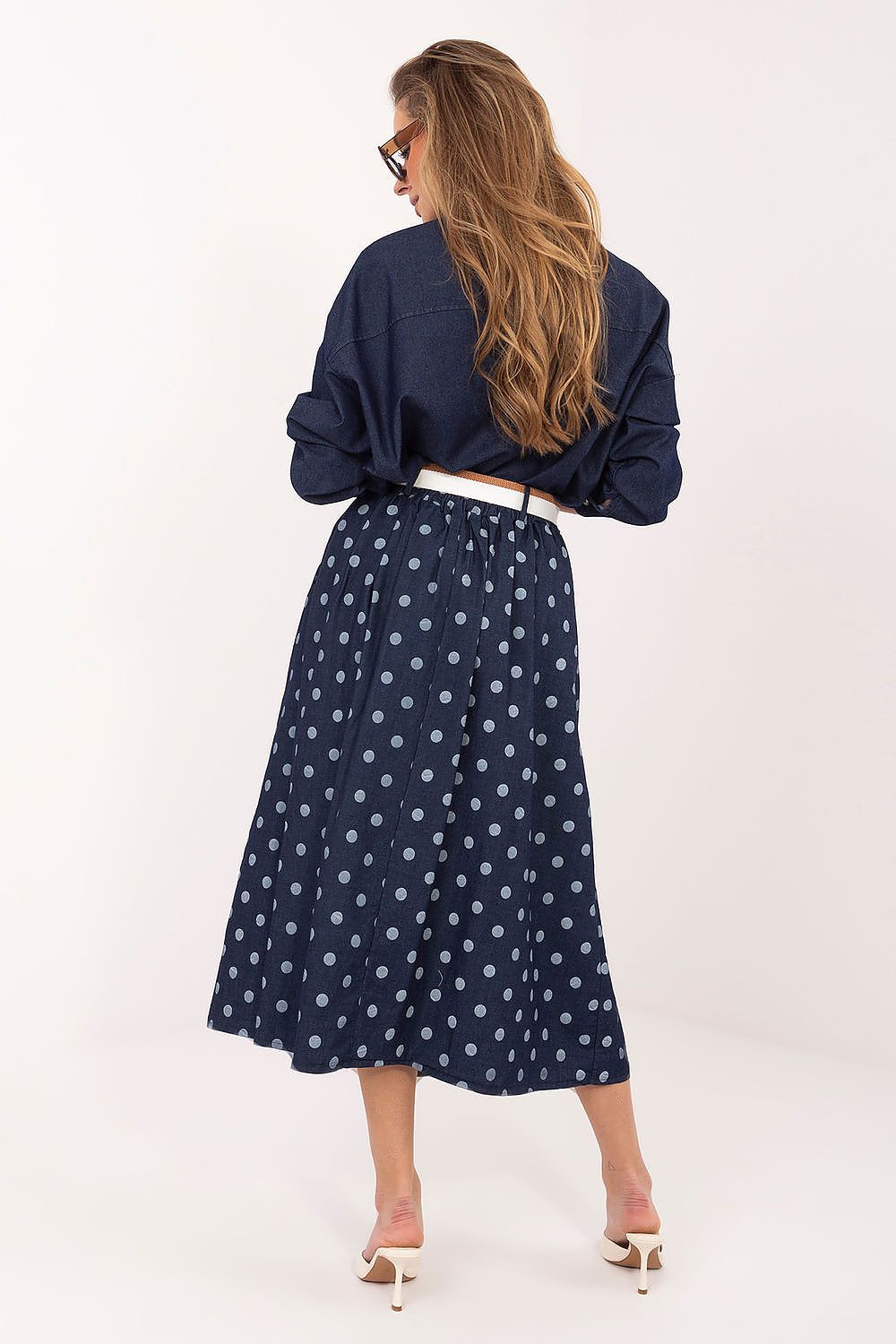  Spódnica Model IT-SD-97809.09P Navy - Factory Price 