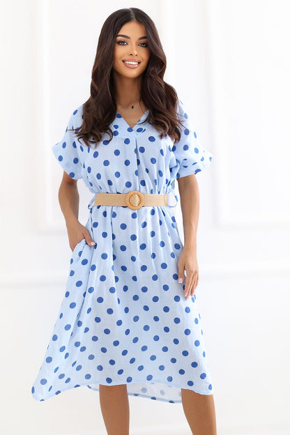  Sukienka Model IT-SK-19070.74 Light Blue - Italy Moda 