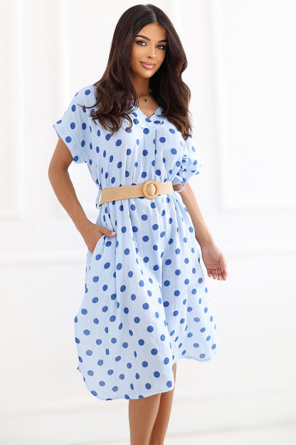  Sukienka Model IT-SK-19070.74 Light Blue - Italy Moda 